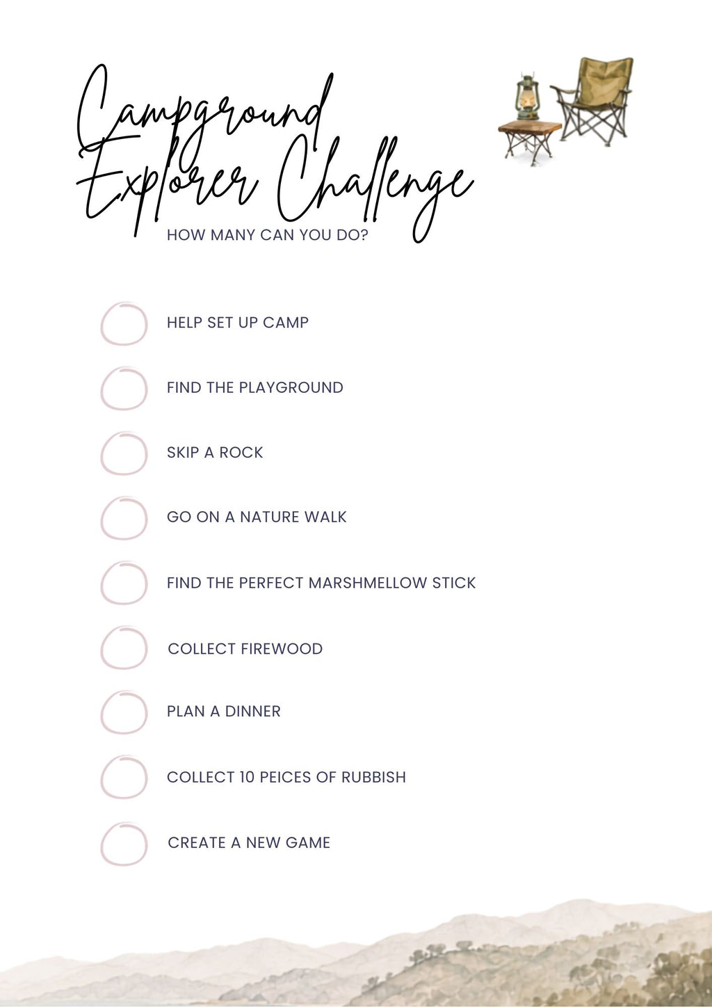 Travel Activity Book (Printable PDF)