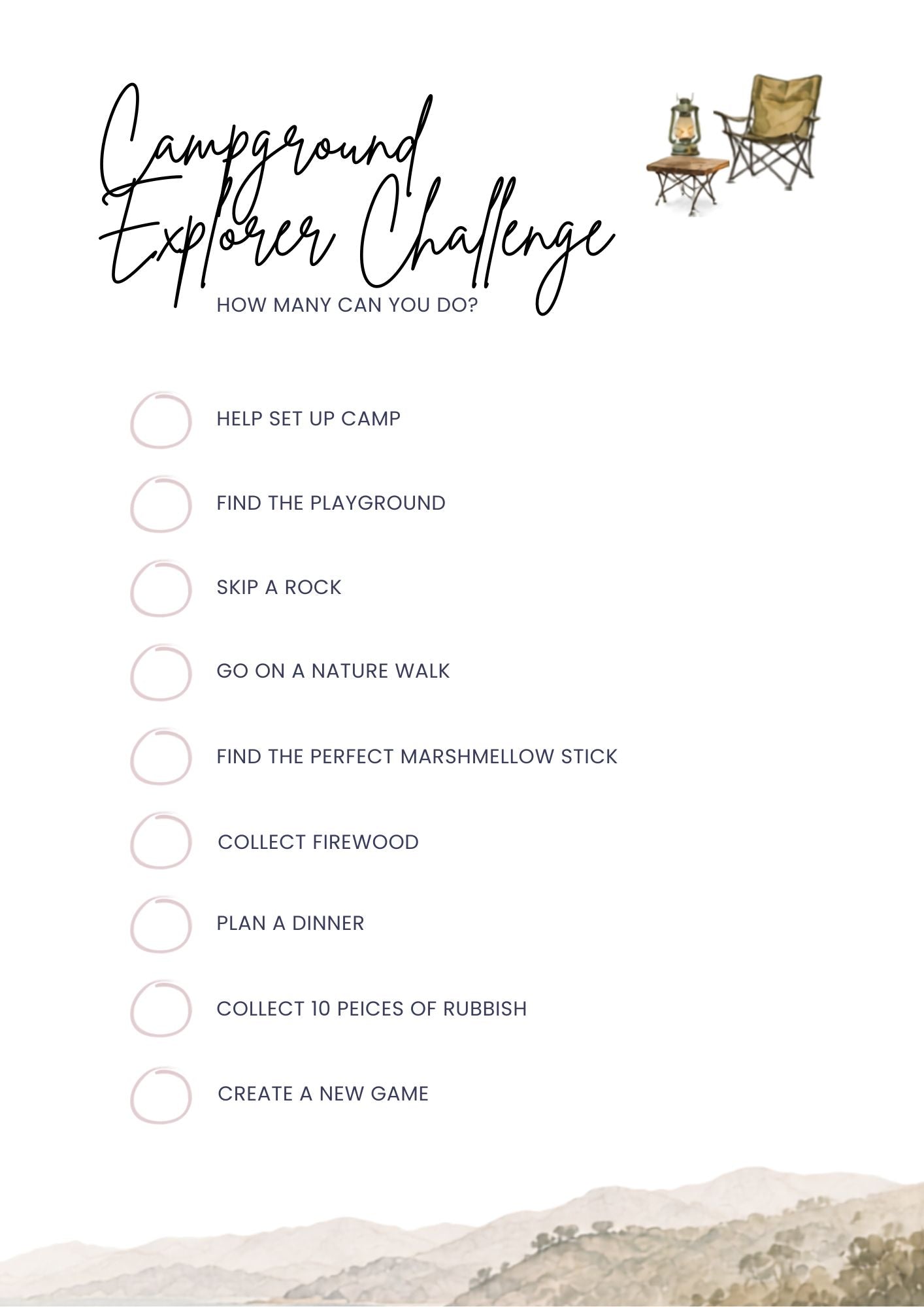 Travel Activity Book (Printable PDF)