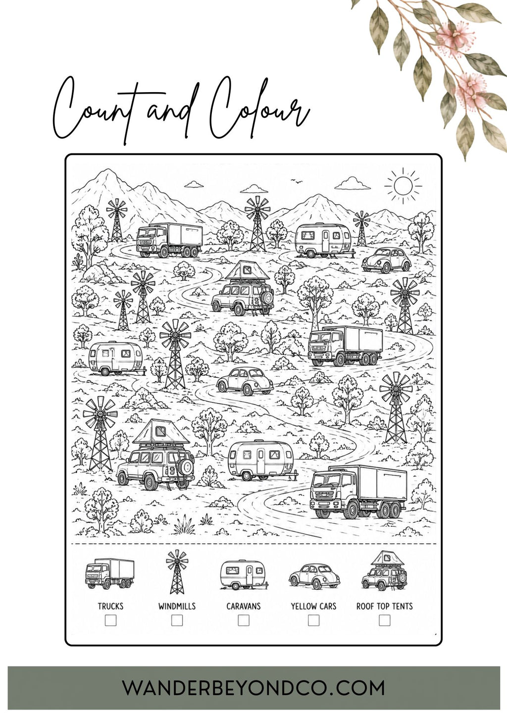 Travel Activity Book (Printable PDF)