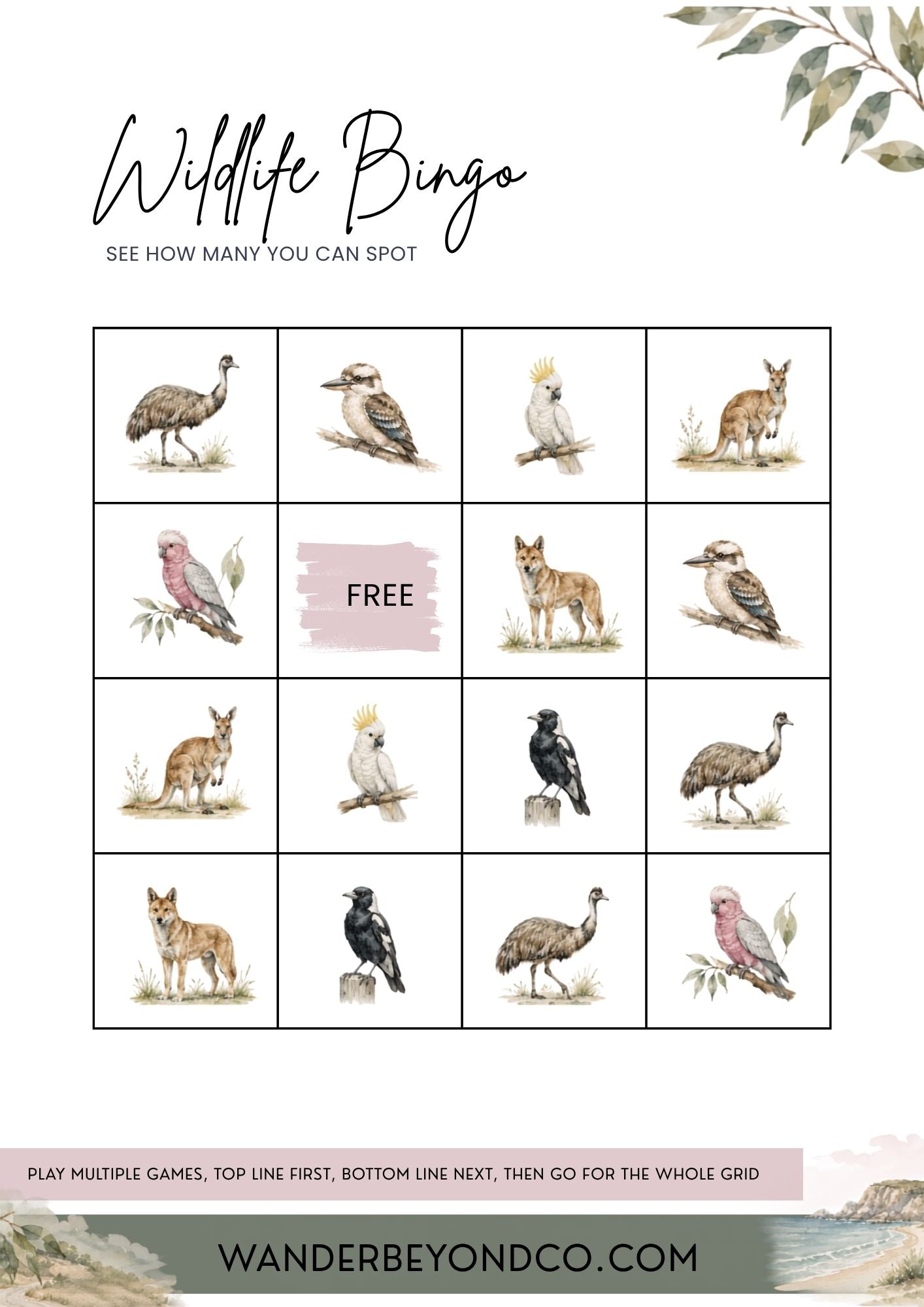 Travel Activity Book (Printable PDF)